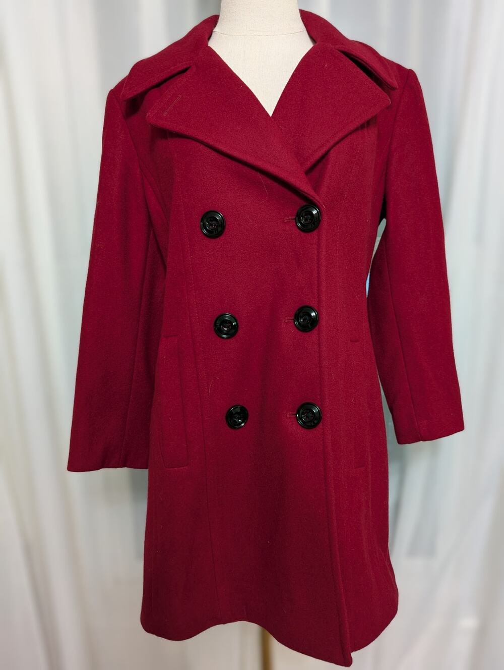 Anne Klein wool blend pea coat - Size M